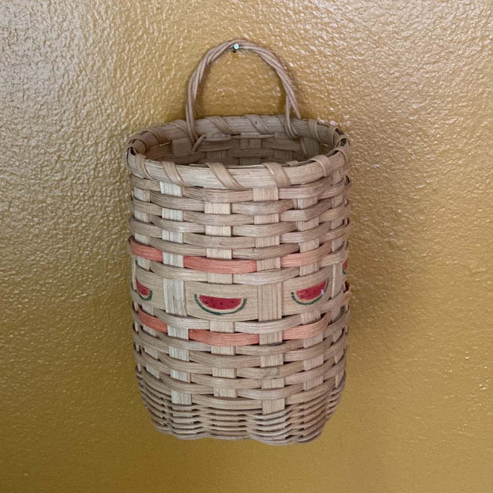 Handmade small watermelon basket
